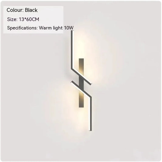 Lampada da parete moderna a striscia LED